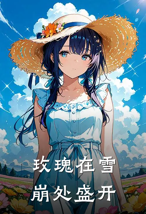 玫瑰在雪崩处盛开