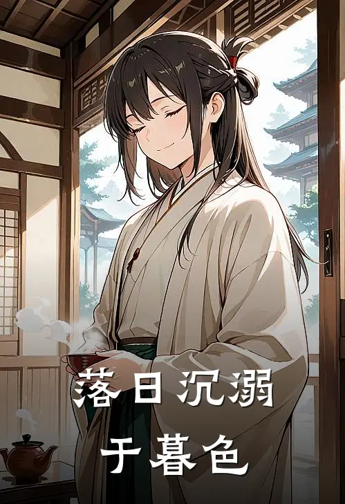 落日沉溺于暮色