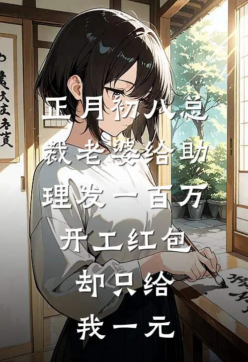 正月初八总裁老婆给助理发一百万开工红包，却只给我一元