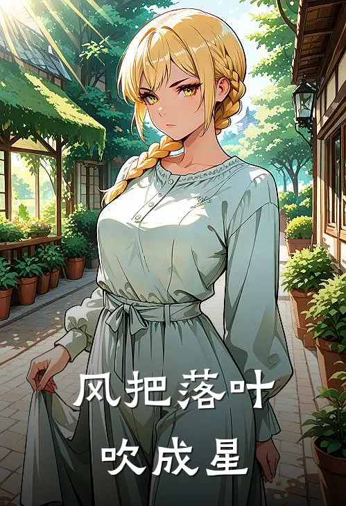 风把落叶吹成星