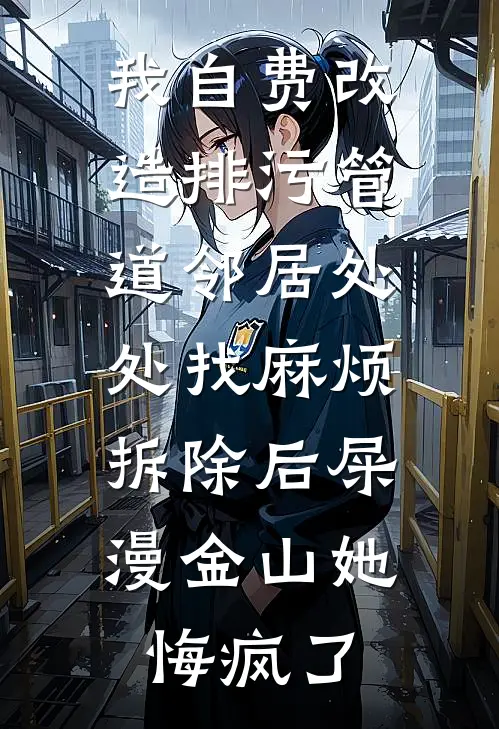 我自费改造排污管道邻居处处找麻烦，拆除后屎漫金山她悔疯了