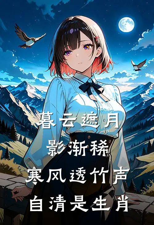 暮云遮月影渐稀,寒风透竹声自清是生肖