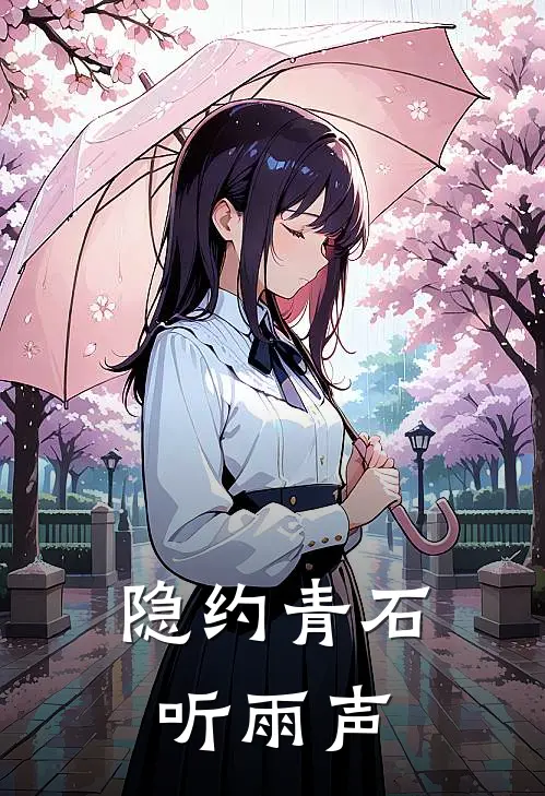 隐约青石听雨声