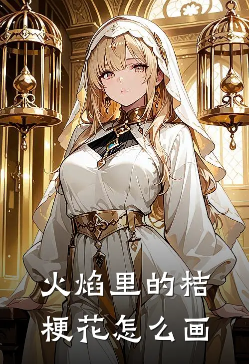 火焰里的桔梗花怎么画